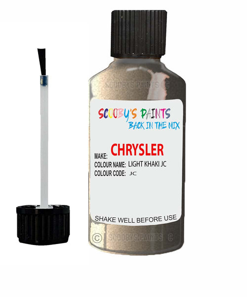 Paint For Chrysler Voyager Light Khaki Code: Jc Car Touch Up Paint
