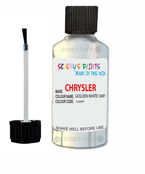 Paint For Chrysler Voyager Golden White Code: Swp Car Touch Up Paint
