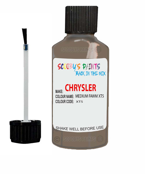 Paint For Chrysler 300 Series Medium Fawm Code: Xt5 Car Touch Up Paint