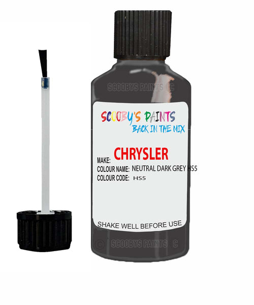 Paint For Chrysler 300 Series Neutral Dark Grey Code: Hs5 Car Touch Up Paint