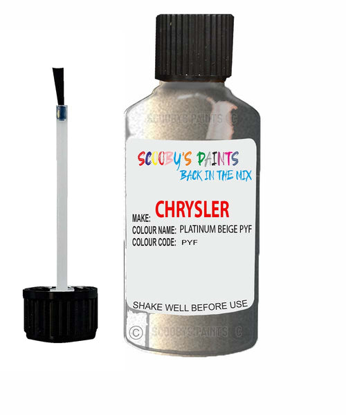 Paint For Chrysler Neon Platinum Beige Code: Pyf Car Touch Up Paint