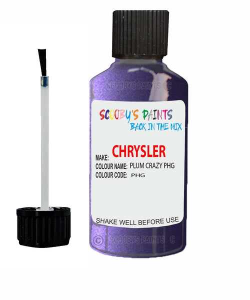 Paint For Chrysler 300 Series Plum Crazy Code: Phg Car Touch Up Paint