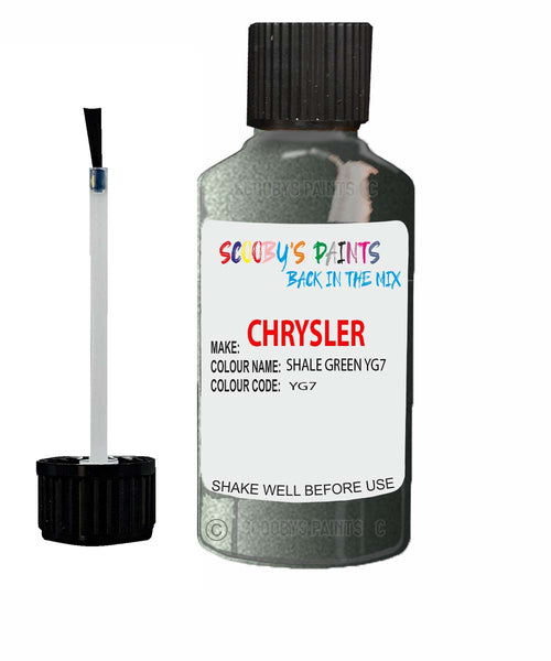 Paint For Chrysler Voyager Shale Green Code: Yg7 Car Touch Up Paint