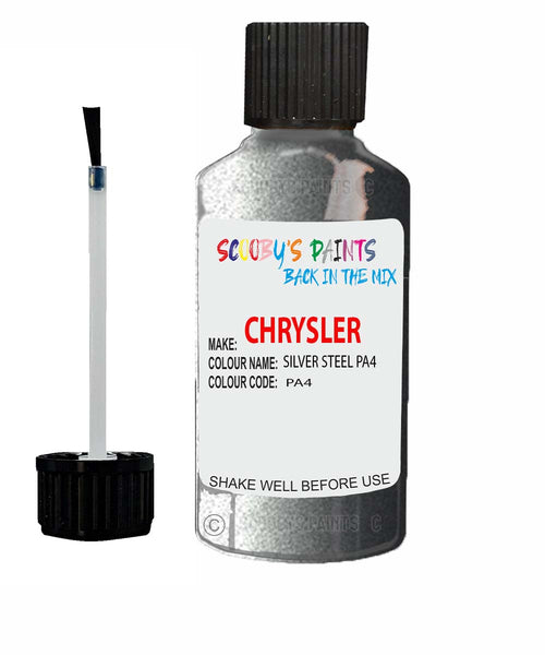 Paint For Chrysler 300 Series Silver Steel Code: Pa4 Car Touch Up Paint