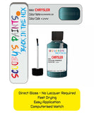 Colour Card paint fix a chip stone Chrysler Pt Cruiser Aquamarine Code: Qw Car Touch Up Paint
