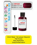 Colour Card paint fix a chip stone Chrysler Vision Bluish Red Code: Ac10925 Car Touch Up Paint