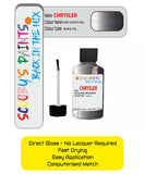 Colour Card paint fix a chip stone Chrysler Vision Dark Quartz Code: Mdl Car Touch Up Paint