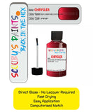 Colour Card paint fix a chip stone Chrysler Avenger Deep Cherry Red Crystal Code: Prp Car Touch Up Paint