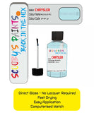 Colour Card paint fix a chip stone Chrysler Plymouth Pale Blue Code: Pp2 Car Touch Up Paint