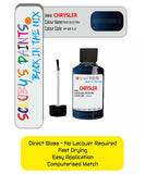 Colour Card paint fix a chip stone Chrysler Caravan True Blue Code: Pbu Car Touch Up Paint