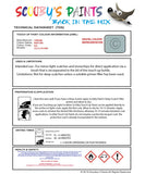 Paint For Citroen C2 Bleu Ciel Code Ele Touch Up Paint Scratch Stone Chip Repair