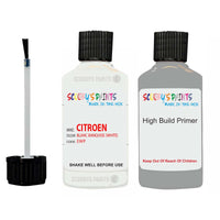 citroen nemo blanc banquise code ewp touch up Paint With primer undercoat anti rust scratches stone chip paint
