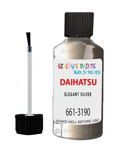 Paint For Daihatsu Taruna Elegant Silver 661-3190M Touch Up Scratch Repair Paint