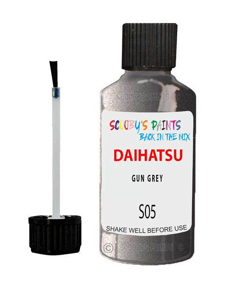 Paint For Daihatsu Sirion Mocca Silver S05 Touch Up Scratch Repair Paint