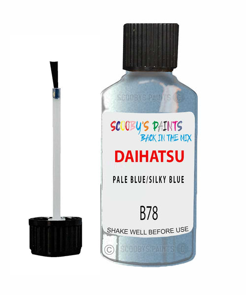 Paint For Daihatsu Move Canbus Pale Blue/Silky Blue B78 Touch Up Scratch Repair Paint