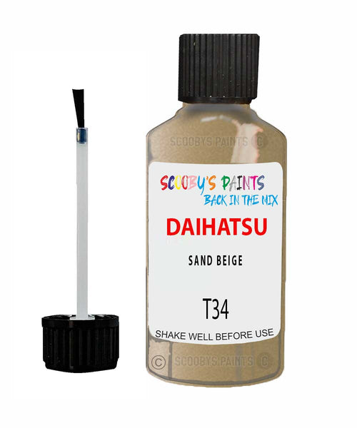 Paint For Daihatsu Mira Sand Beige T34 Touch Up Scratch Repair Paint