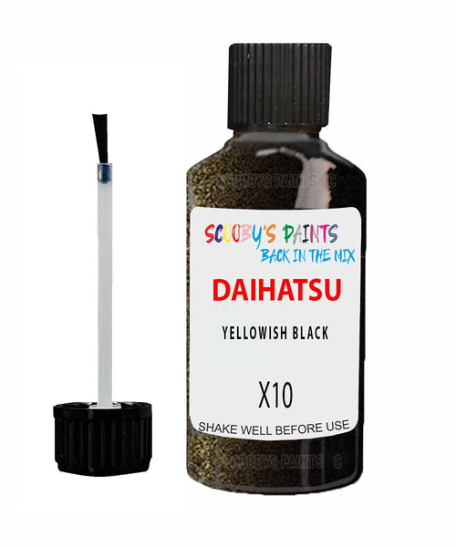 Paint For Daihatsu Move Yellowish Black X10 Touch Up Scratch Repair Paint