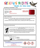 Paint For Dodge Durango Redline 2 Pry Touch Up Paint Scratch Stone Chip Repair