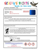 Paint Suitable for Jaguar Xe Caesium Blue Code 1Av Touch Up Paint Scratch Stone Chip