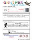 car paint for my audi tt monza silver code u7 touch up paint 2008 2013