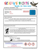 Ford Fiesta St Nitrous P Health and safety instructions for use