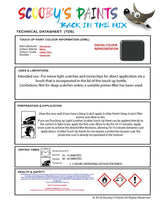 Mitsubishi Outlander White Code Cmw17003 Touch Up paint instructions for use how to paint car