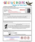 Paint For Vauxhall Corsa Silver Lightning Code 163/4Au/Gbj Touch Up Paint