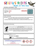 Mitsubishi Delica Navy Blue Code Nb Touch Up paint instructions for use how to paint car