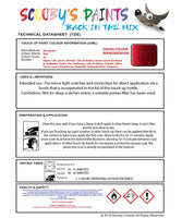 Mitsubishi Evolution Red Code Gl Touch Up paint instructions for use how to paint car