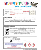 Mitsubishi L200 Sophia Summit White Code Cz Touch Up paint instructions for use how to paint car