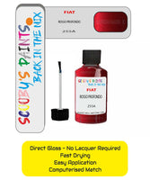 Paint For Fiat/Lancia Scudo Van Rosso Profondo Code 255A Car Touch Up Paint
