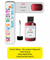 Paint For Fiat/Lancia Tipo Rosso Shiraz Code 109F Car Touch Up Paint