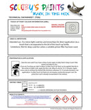 Paint For Fiat/Lancia 500 Bianco Divino Zenit Ghiaccio Gelato Code 296 A Touch Up Paint