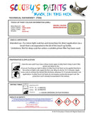 Paint For Fiat/Lancia Ducato Van Verde Cedro Code 794A Car Touch Up Paint