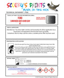 Ford Explorer Carbonized Gray/Asher Gray M7 Health and safety instructions for use