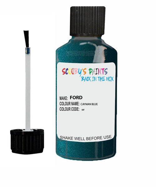 ford galaxy cayman blue code mf touch up paint 1993 2000 Scratch Stone Chip Repair 