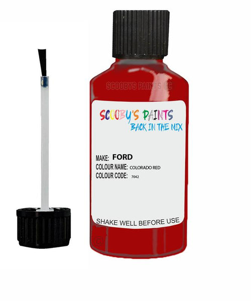 ford s max colorado red code 7042 touch up paint 2000 2020 Scratch Stone Chip Repair 