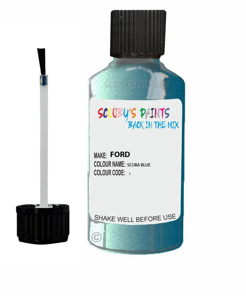 ford ka scuba blue code 1 touch up paint 2009 2017 Scratch Stone Chip Repair 