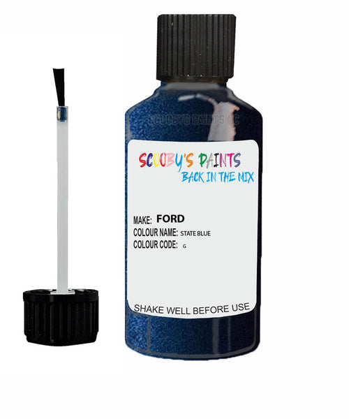 Car Paint Ford Fusion State Blue G Scratch Stone Chip Kit