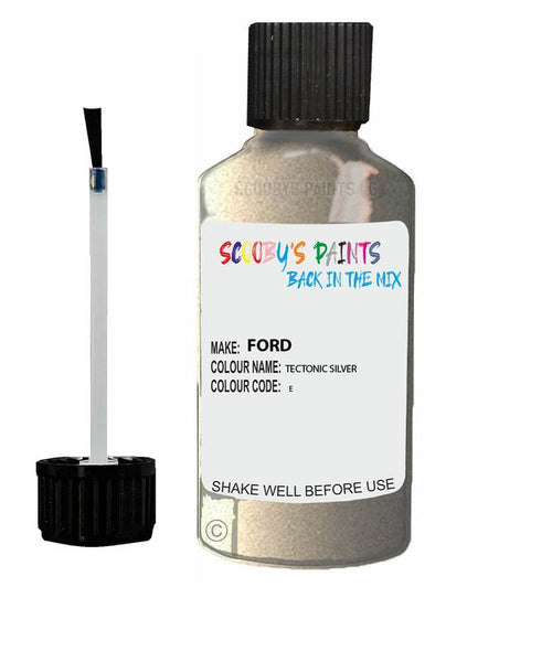 ford focus tectonic silver code e touch up paint 2012 2019 Scratch Stone Chip Repair 