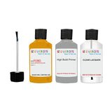 ford transit saffron yellow code s touch up paint 1990 2010 Primer undercoat anti rust protection