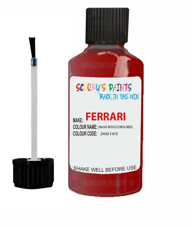 その他 s Paint For Ferrari 266165 Rosso Corsa Red 266165 Car Touch Up
