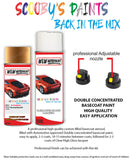 ford ka korea sparkling gold aerosol spray car paint can with clear lacquer