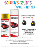 ford ka mustard olive aerosol spray car paint can with clear lacquer