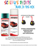ford ka pacific green aerosol spray car paint can with clear lacquer