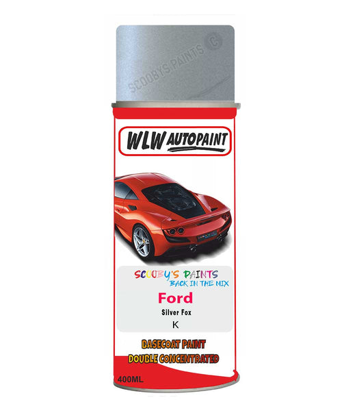 spray paint aerosol basecoat chip repair panel body shop dent refinish ford fiesta-silver-fox-aerosol-spray