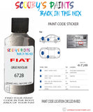 Paint For Fiat/Lancia 500 Grigio Nuvolari Code 672B Car Touch Up Paint