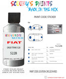 Paint For Fiat/Lancia 500 Grigio Titanio Code 522B Car Touch Up Paint