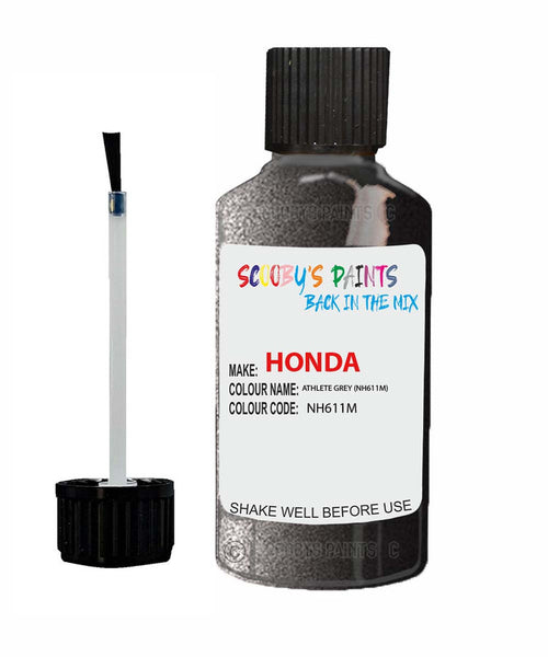honda civic athlete grey code nh611m touch up paint 1997 2002 Scratch Stone Chip Repair 