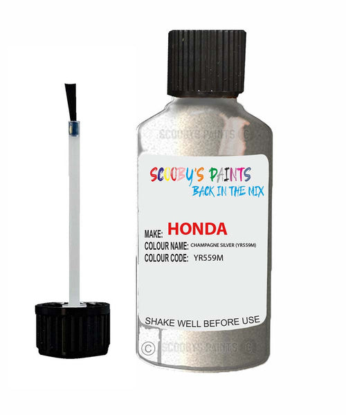 honda civic champagne silver code yr559m touch up paint 2006 2008 Scratch Stone Chip Repair 